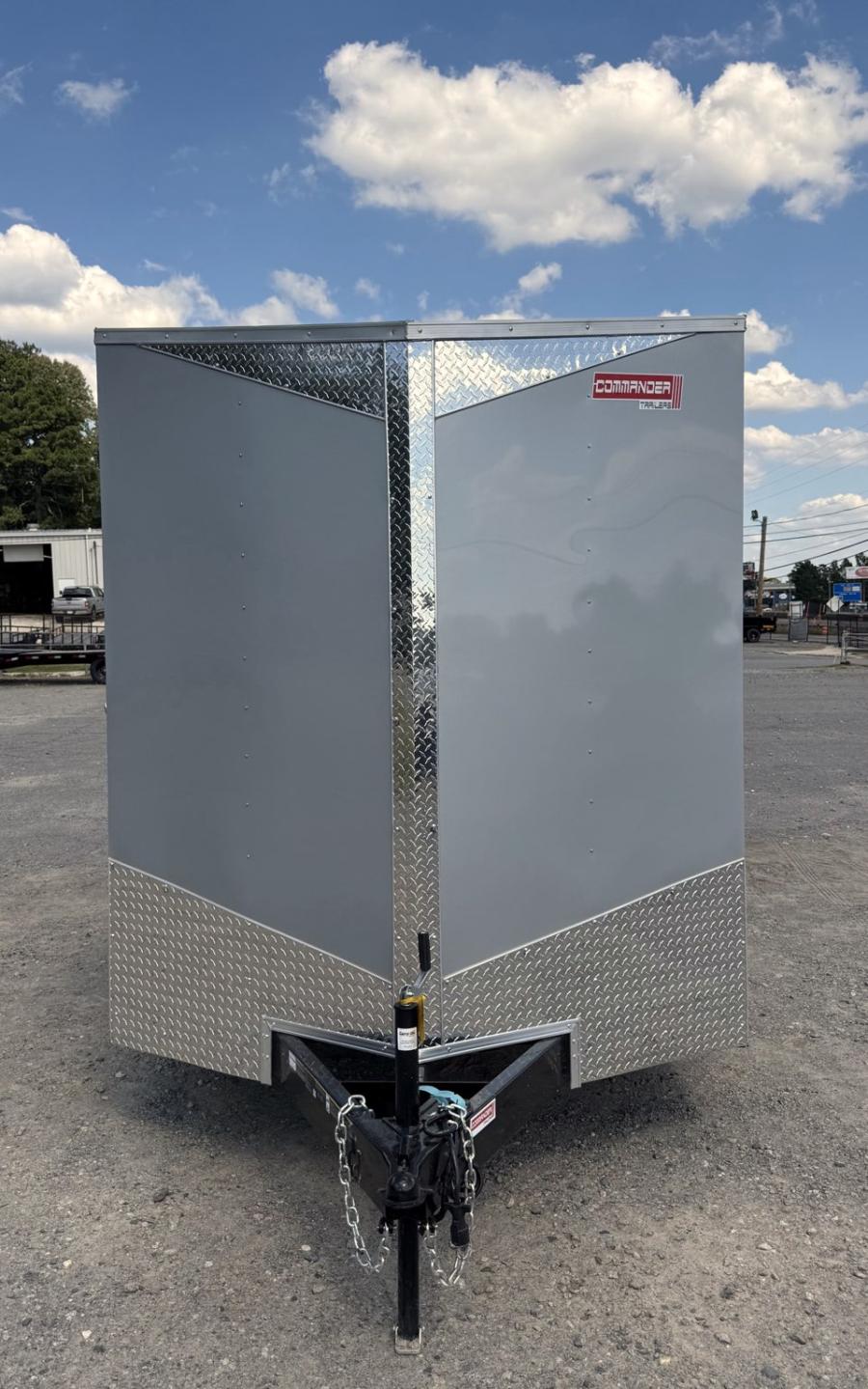 7X16 7X16 V NOSE ENCLOSED STD RAMP DOOR 7K BY CARRY ON Image 0