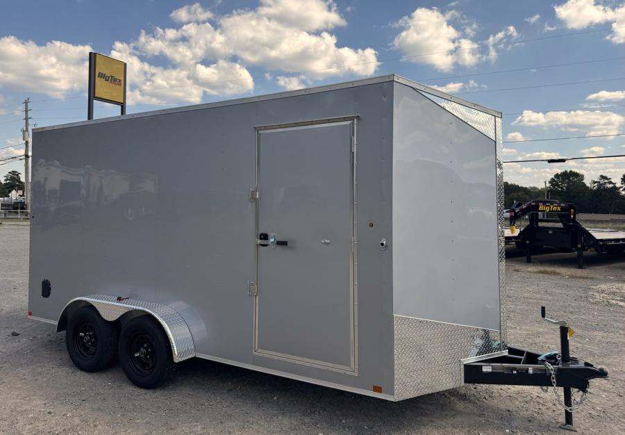 7X16 7X16 V NOSE ENCLOSED STD RAMP DOOR 7K BY CARRY ON Image 2