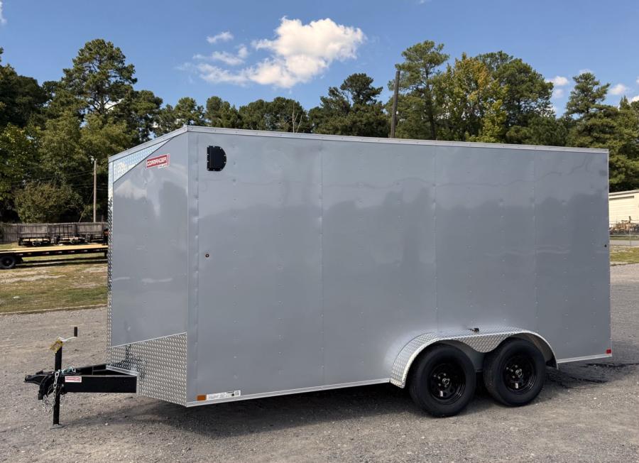 7X16 7X16 V NOSE ENCLOSED STD RAMP DOOR 7K BY CARRY ON Image 3