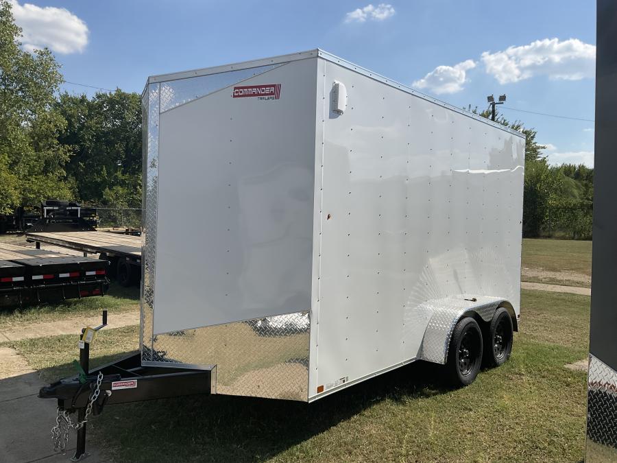 7X14 7X14 V NOSE ENCLOSED STD RAMP DOOR 7K BY CARRY ON Image 1