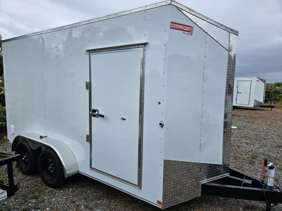 7X14 7X14 V NOSE ENCLOSED STD RAMP DOOR 7K BY CARRY ON Image 1