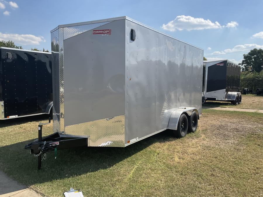 7X16 7X16 V NOSE ENCLOSED STD RAMP DOOR 7K BY CARRY ON Image 0