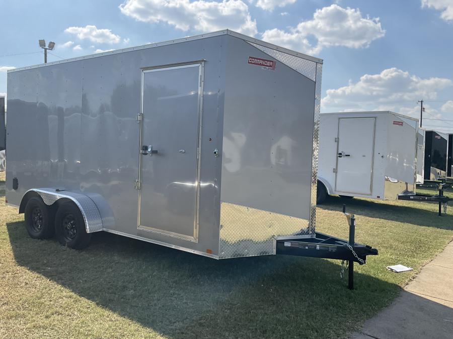 7X16 7X16 V NOSE ENCLOSED STD RAMP DOOR 7K BY CARRY ON Image 1