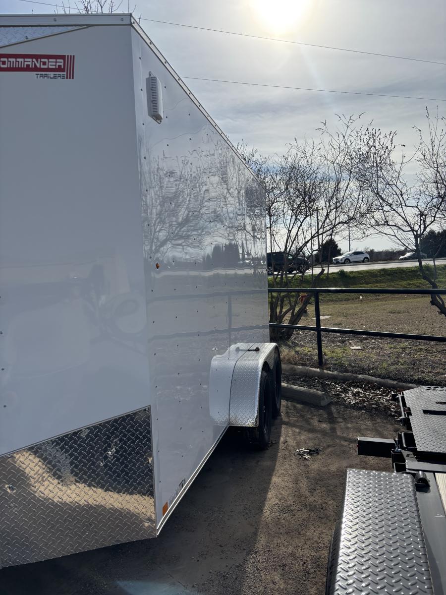 7X14 7X14 V NOSE ENCLOSED STD RAMP DOOR 7K BY CARRY ON Image 1