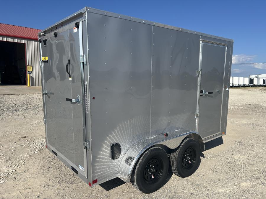 6X12 V NOSE ENCLOSED STD RAMP DOOR 7K BY CARRY ON Image 4
