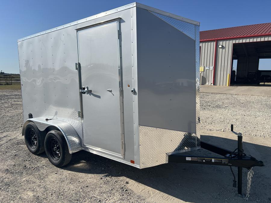 6X12 V NOSE ENCLOSED STD RAMP DOOR 7K BY CARRY ON Image 0