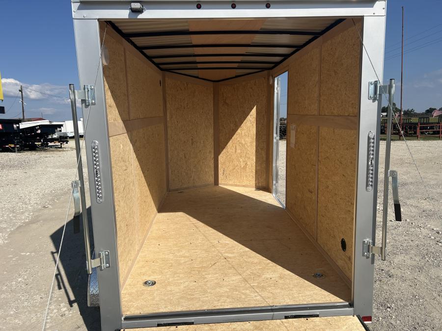 6X12 V NOSE ENCLOSED STD RAMP DOOR 7K BY CARRY ON Image 1