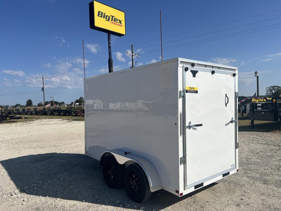 6X12 V NOSE ENCLOSED STD RAMP DOOR 7K BY CARRY ON Image 1