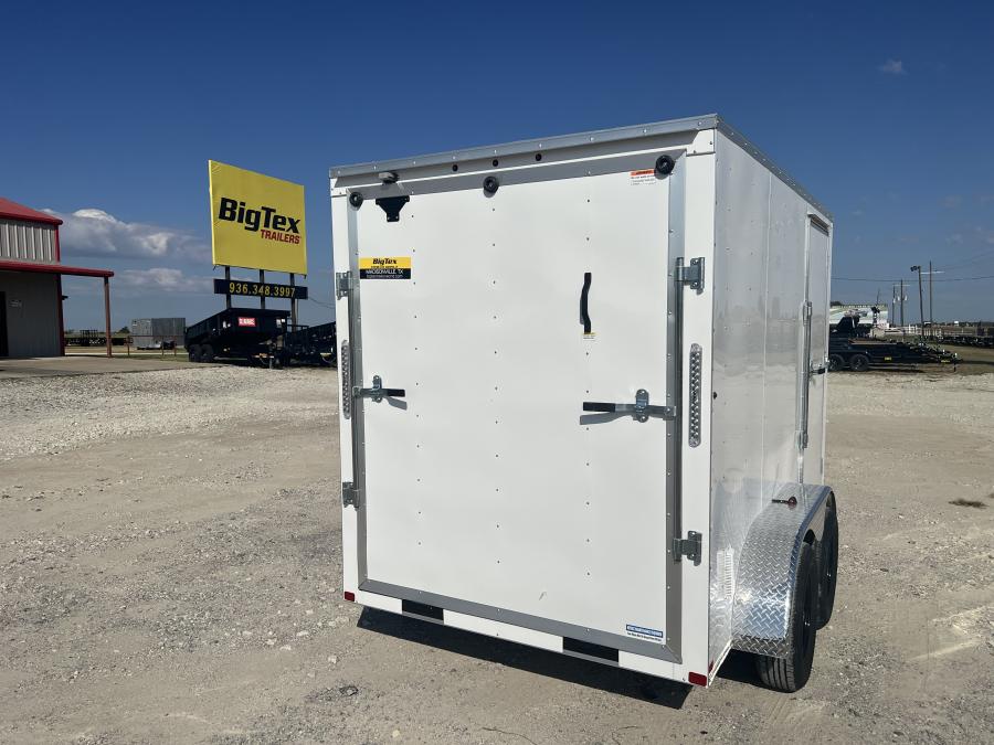 6X12 V NOSE ENCLOSED STD RAMP DOOR 7K BY CARRY ON Image 4