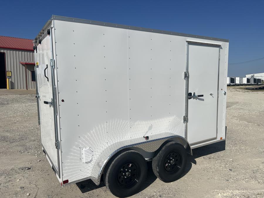 6X12 V NOSE ENCLOSED STD RAMP DOOR 7K BY CARRY ON Image 2