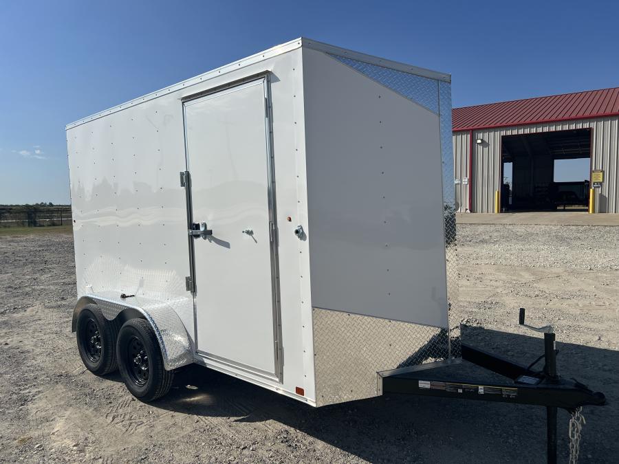 6X12 V NOSE ENCLOSED STD RAMP DOOR 7K BY CARRY ON Image 0