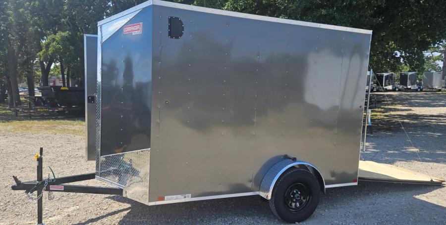 6X10 6X10 V NOSE ENCLOSED STD RAMP DOOR 3K BY CARRY ON Image 1