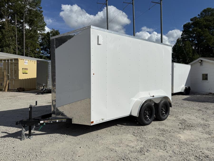 6X12 V NOSE ENCLOSED STD RAMP DOOR 7K BY CARRY ON Image 0