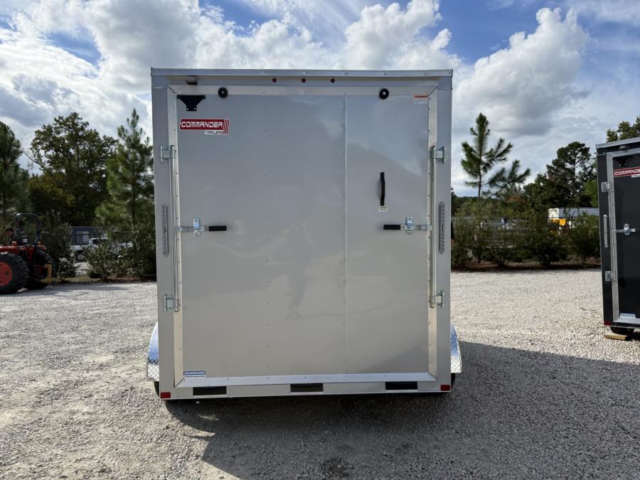 7X12 V NOSE ENCLOSED STD RAMP DOOR 7K BY CARRY ON Image 2