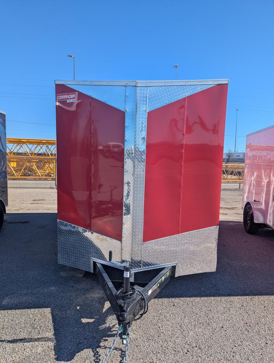 7X16 V NOSE ENCLOSED Cargo RAMP DOOR 7K BY CARRY ON Image 0