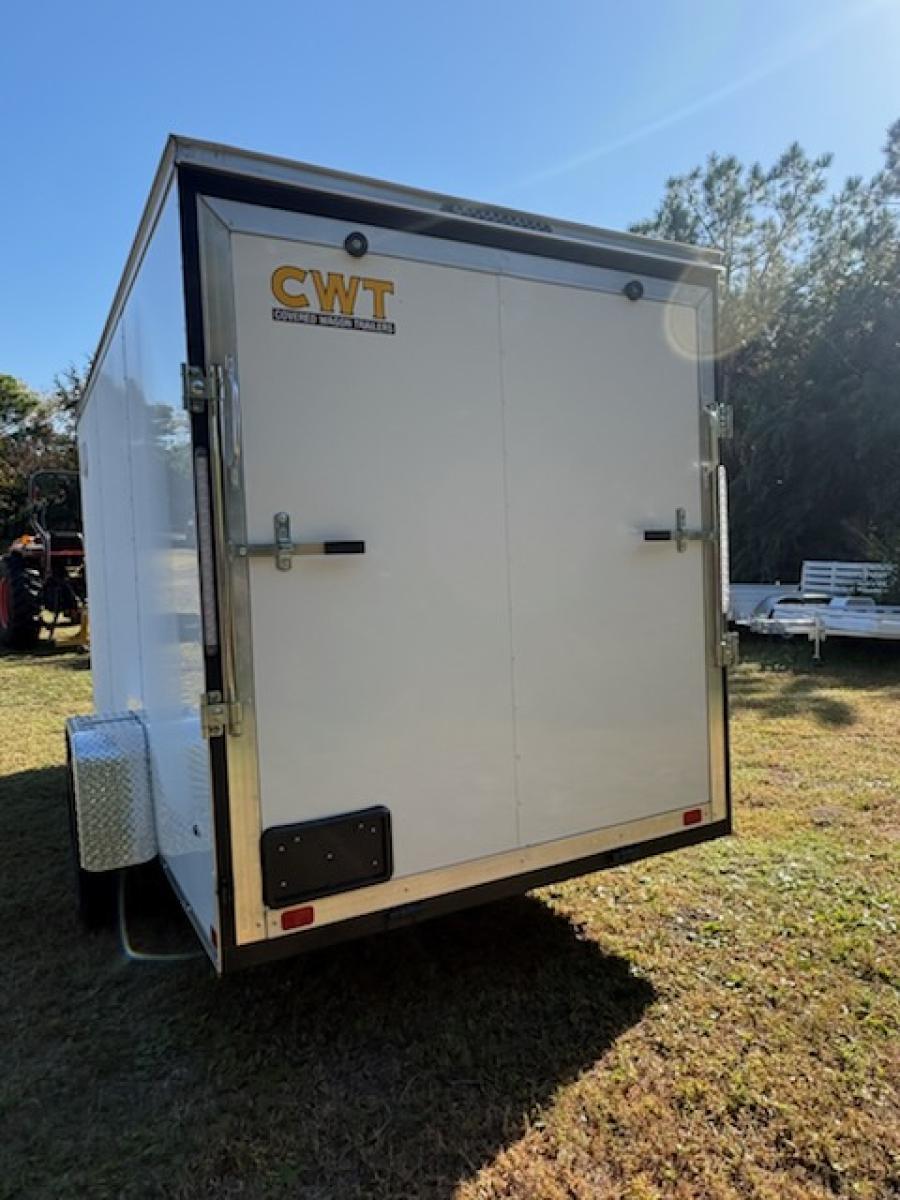 CW Cargo 6 x 12 SA, Ramp, V-Nose, 7' Tall, LED LTS, Radial Tires, Side Door Image 0