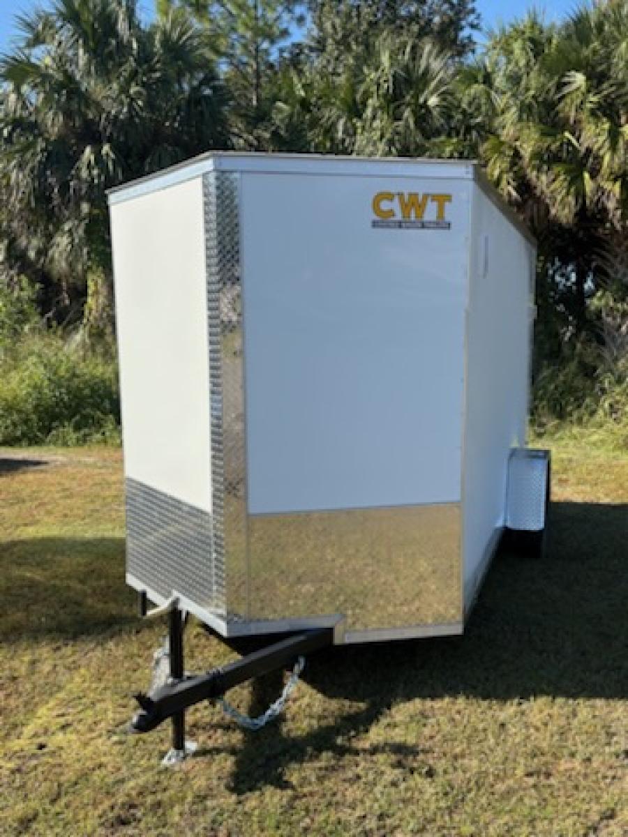 CW Cargo 6 x 12 SA, Ramp, V-Nose, 7' Tall, LED LTS, Radial Tires, Side Door Image 1