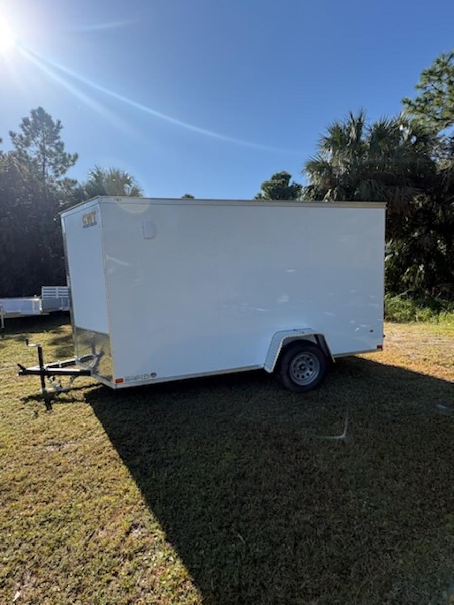 CW Cargo 6 x 12 SA, Ramp, V-Nose, 7' Tall, LED LTS, Radial Tires, Side Door Image 2