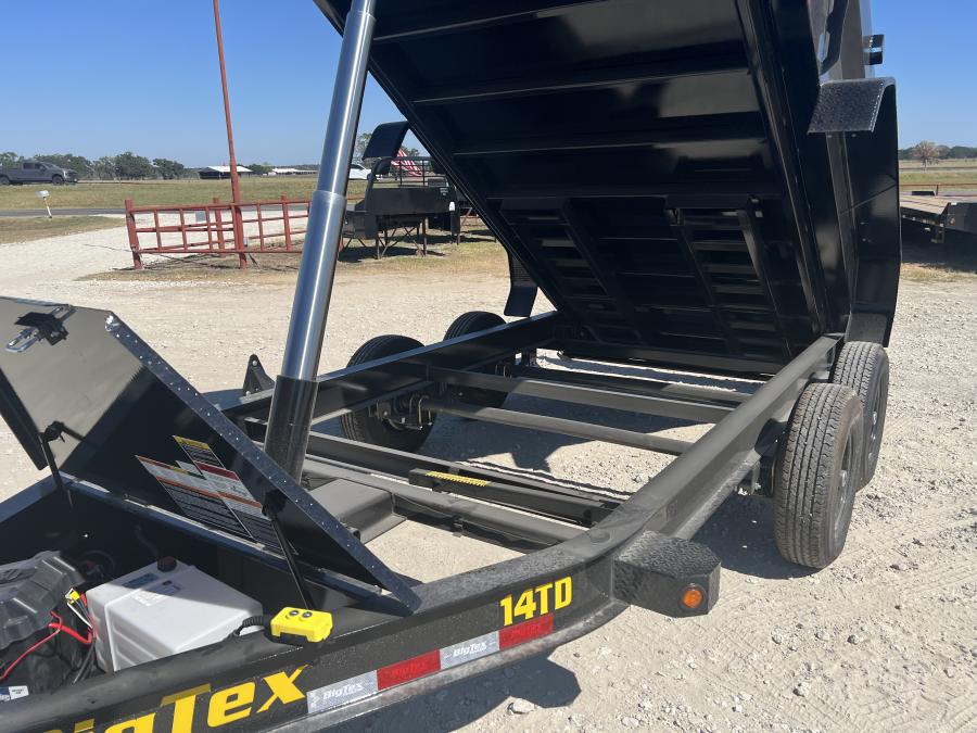 Big Tex 14TD 15.4K HD TELESCOPIC DUMP 83"x1 6SIR, BLACK Image 10