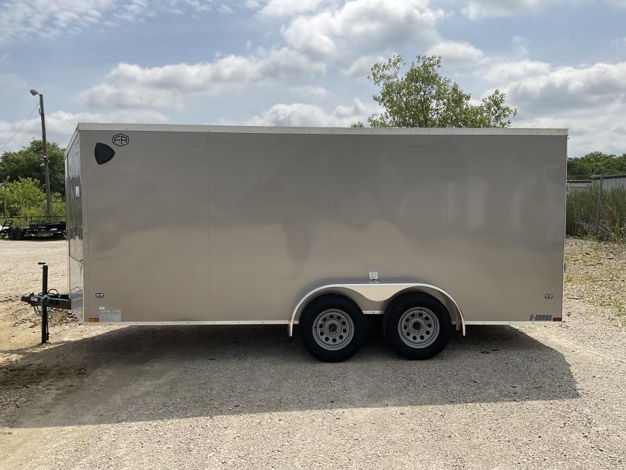 Forest River EHW7 Econo Hauler Wedge 7 x 16 TA Enclosed Trailer - by Forest R Image 1