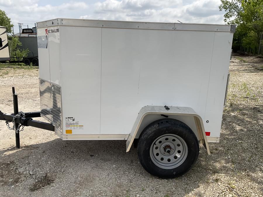 RDLX RDLX 4 x 6 SA FLAT TOP WEDG ENCLOSED TRAILER BY RC Image 1