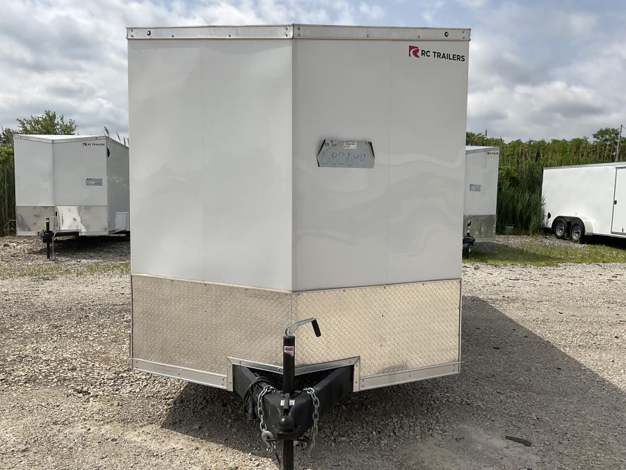 RDLX RDLX 7 x 14 TA FLAT TOP WEDGE ENCLOSED TRAILER BY RC Image 0
