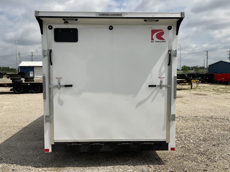 RDLX RDLX 7 x 14 TA FLAT TOP WEDGE ENCLOSED TRAILER BY RC Image 2