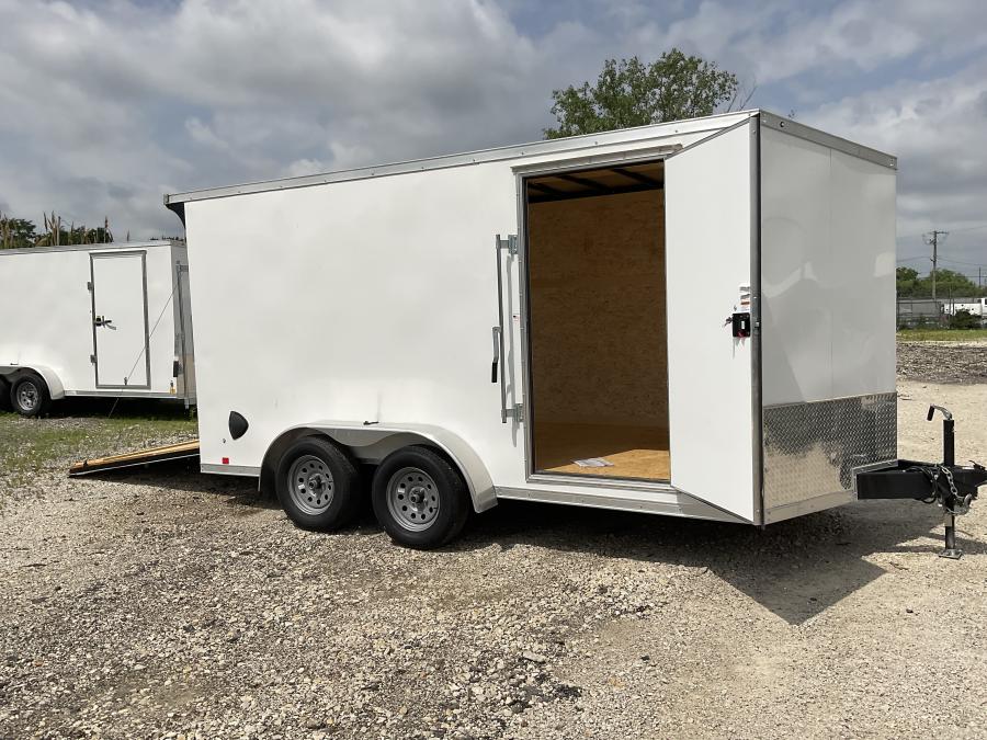RDLX RDLX 7 x 14 TA FLAT TOP WEDGE ENCLOSED TRAILER BY RC Image 3