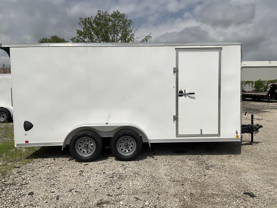 RDLX RDLX 7 x 16 TA FLAT TOP WEDG ENCLOSED TRAILER BY RC Image 1