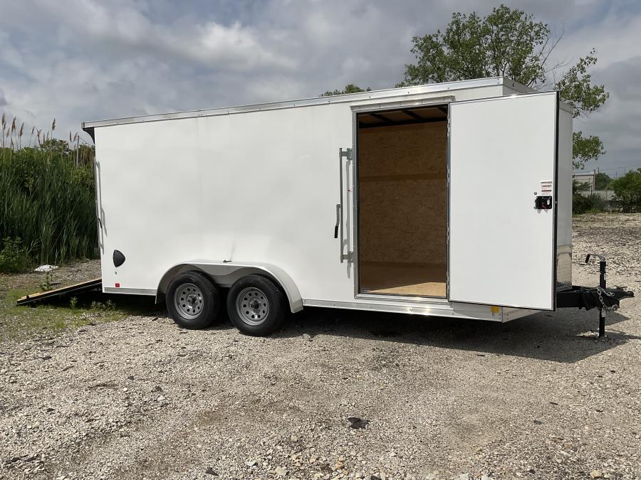 RDLX RDLX 7 x 16 TA FLAT TOP WEDG ENCLOSED TRAILER BY RC Image 2