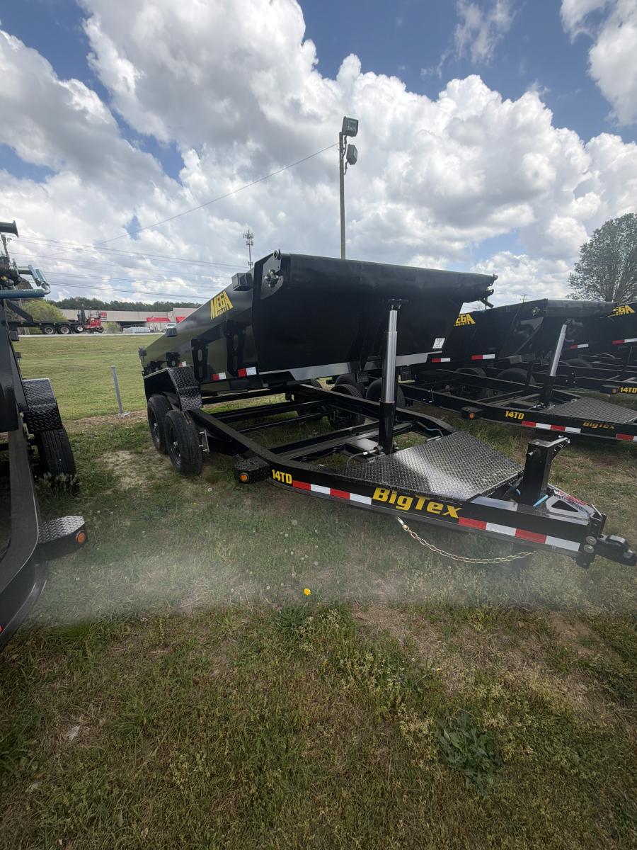 Big Tex 14TD 15.4K HD TELESCOPIC DUMP 83"x1 6SIR, BLACK Image 0