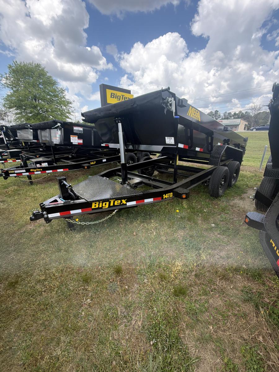 Big Tex 14TD 15.4K HD TELESCOPIC DUMP 83"x1 6SIR, BLACK Image 1
