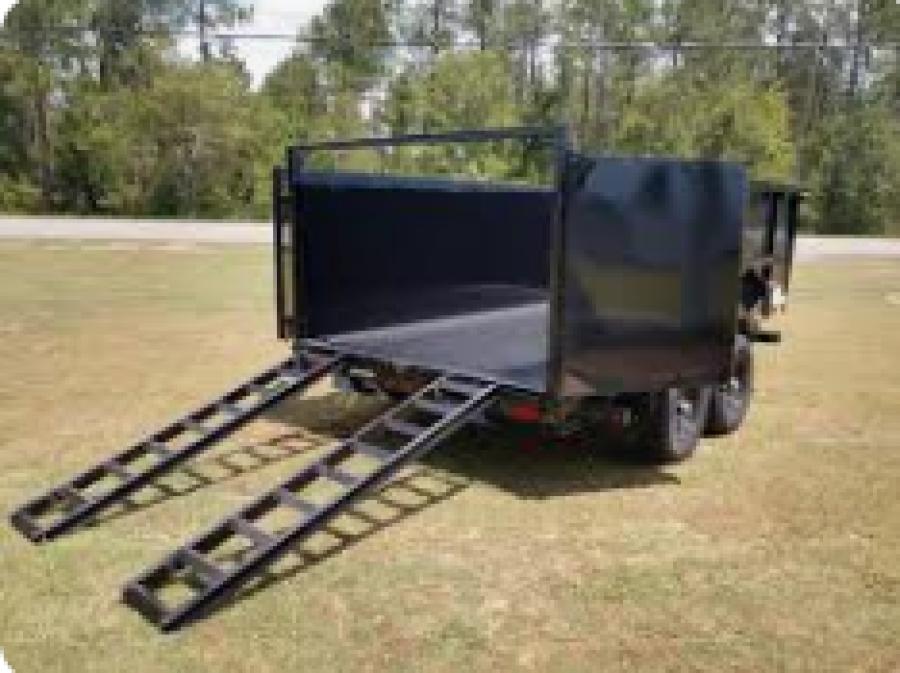 Big Tex 14LP, Dump, 83" x 14', 14K, 4' Sides Image 2