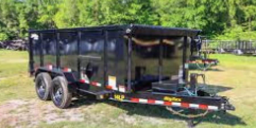 Big Tex 14LP, Dump, 83" x 14', 14K, 4' Sides Image 3