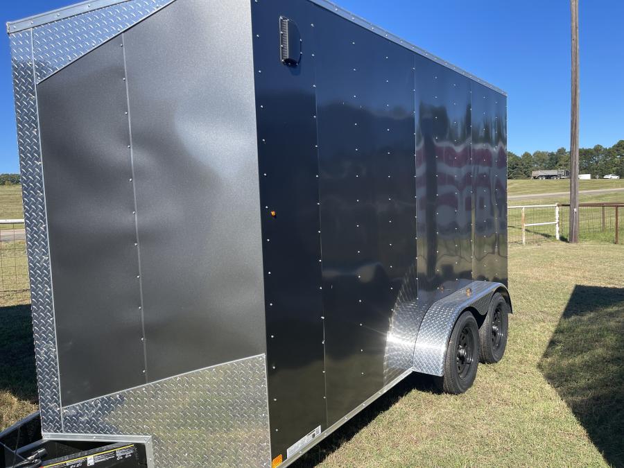 7X14 7X14 V NOSE ENCLOSED STD RAMP DOOR 7K BY CARRY ON Image 1