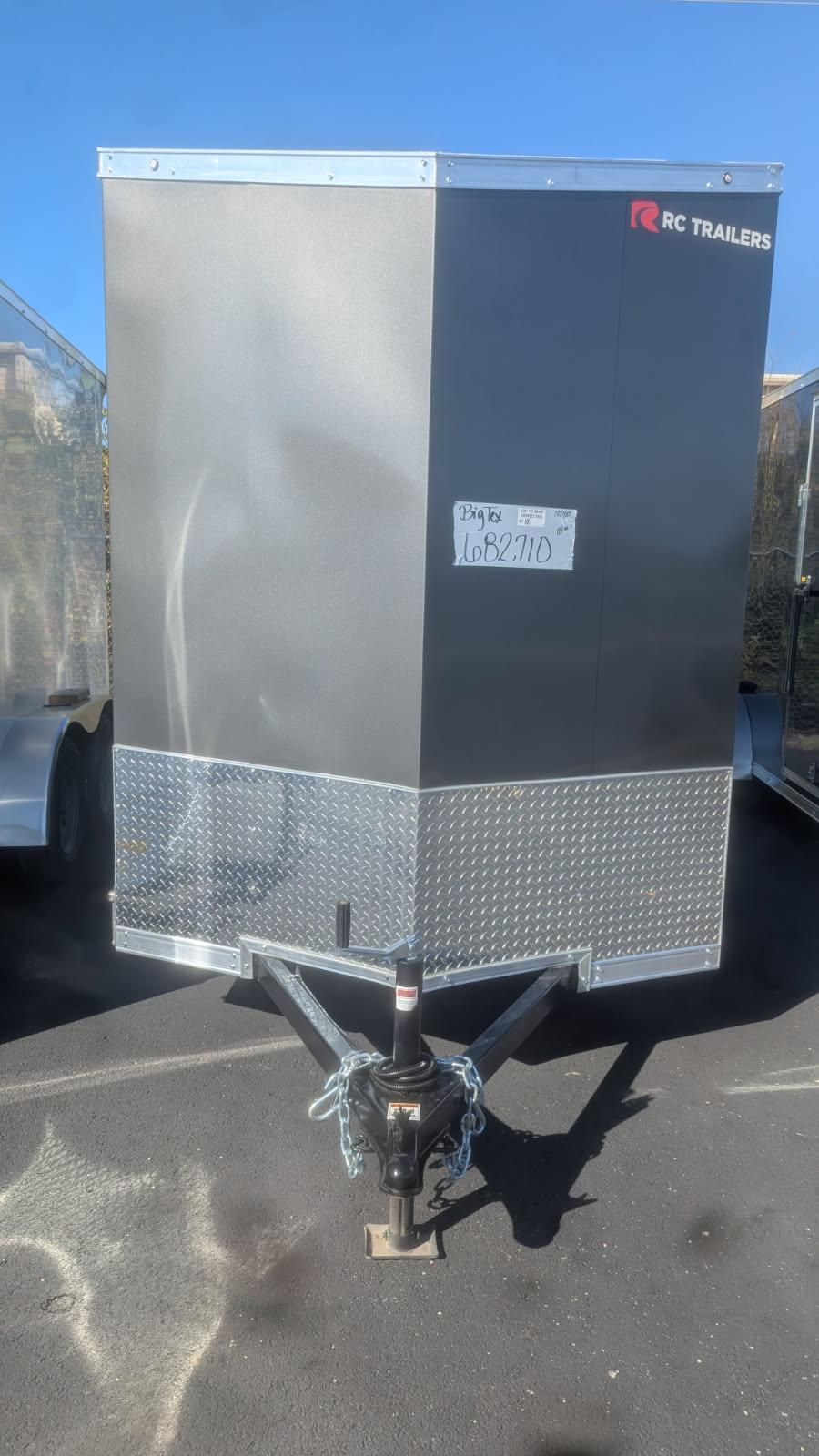 RDLX RDLX 6 x 10 SA FLAT TOP WEDG ENCLOSED TRAILER BY RC Image 0