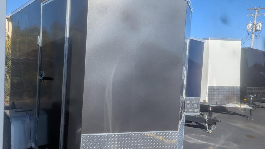 RDLX RDLX 6 x 10 SA FLAT TOP WEDG ENCLOSED TRAILER BY RC Image 1