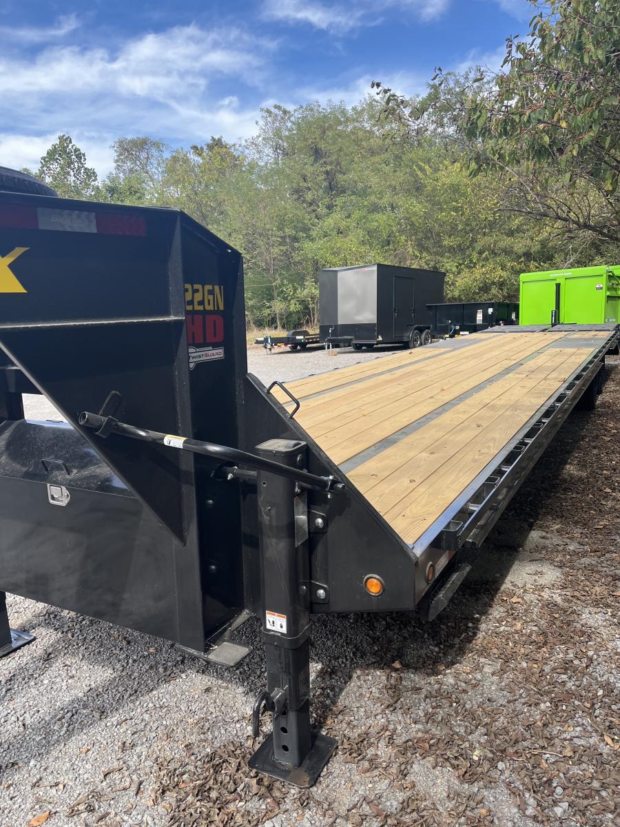 Big Tex 22GN, Gooseneck, 102" x 40', 23.9K, Dovetail, Mega Ramps Image 1