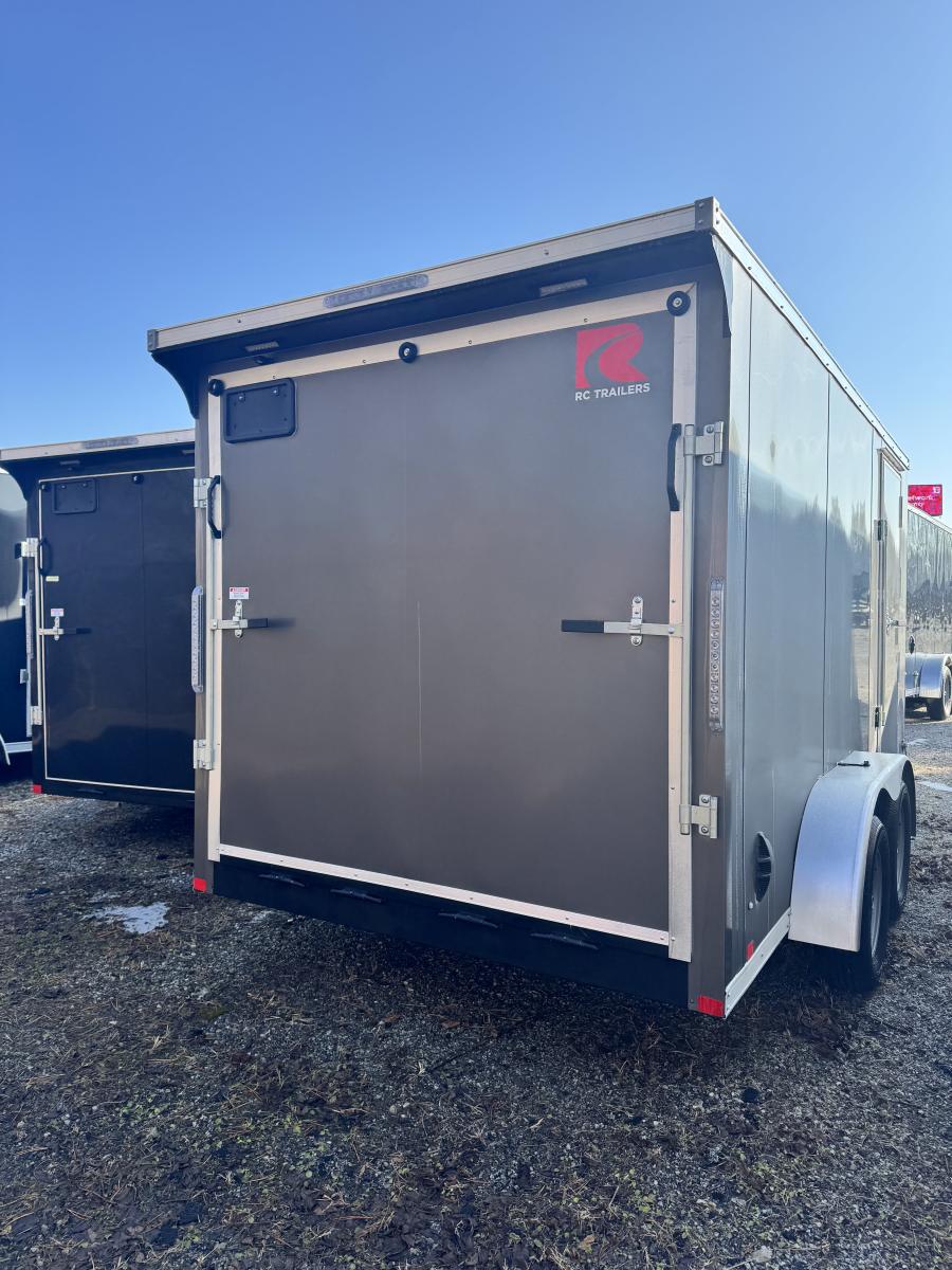 RDLX RDLX 7 x 14 TA FLAT TOP WEDGE ENCLOSED TRAILER BY RC Image 1