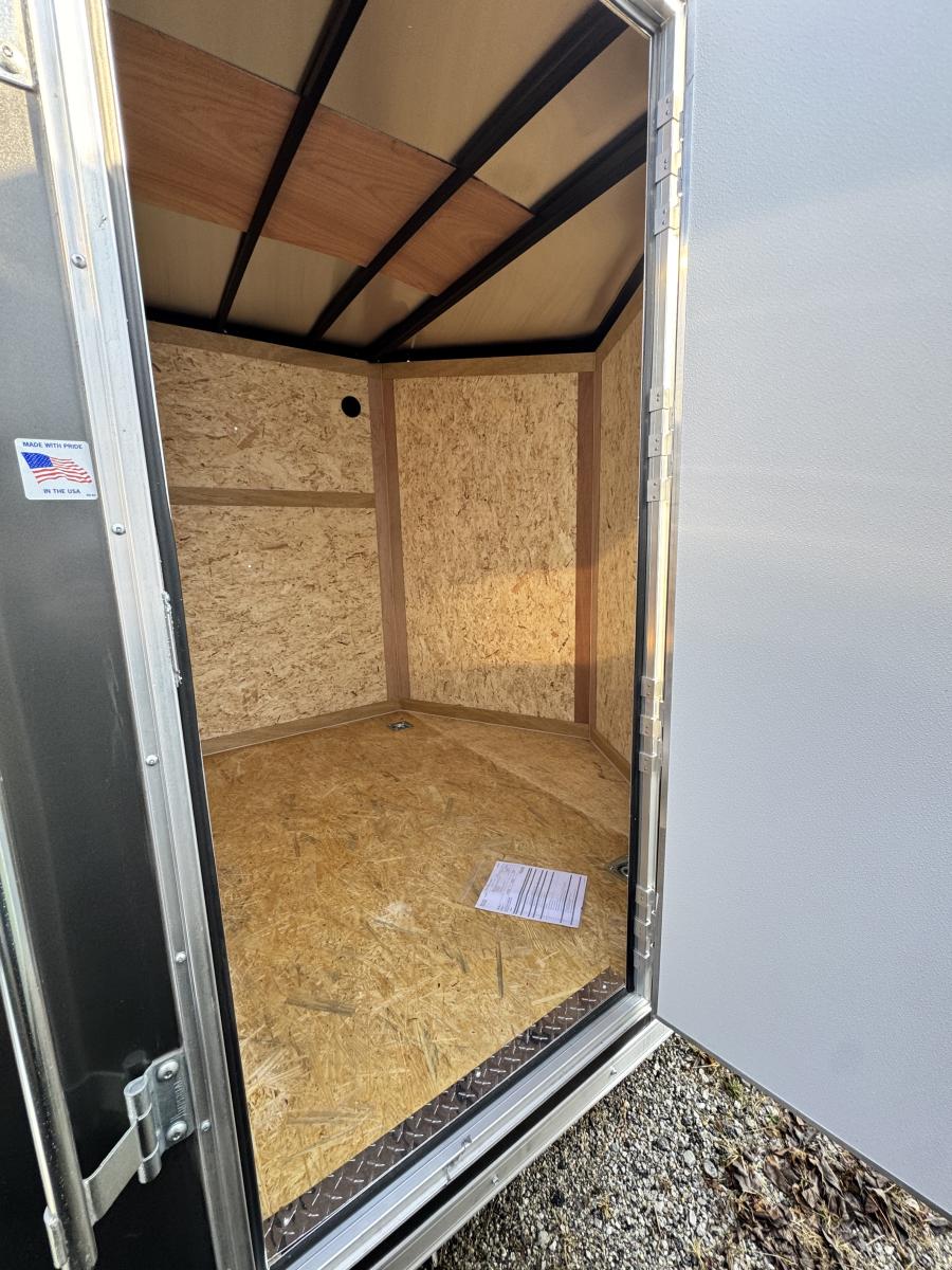 RDLX RDLX 7 x 14 TA FLAT TOP WEDGE ENCLOSED TRAILER BY RC Image 2