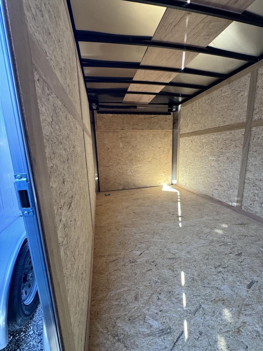 RDLX RDLX 7 x 14 TA FLAT TOP WEDGE ENCLOSED TRAILER BY RC Image 0