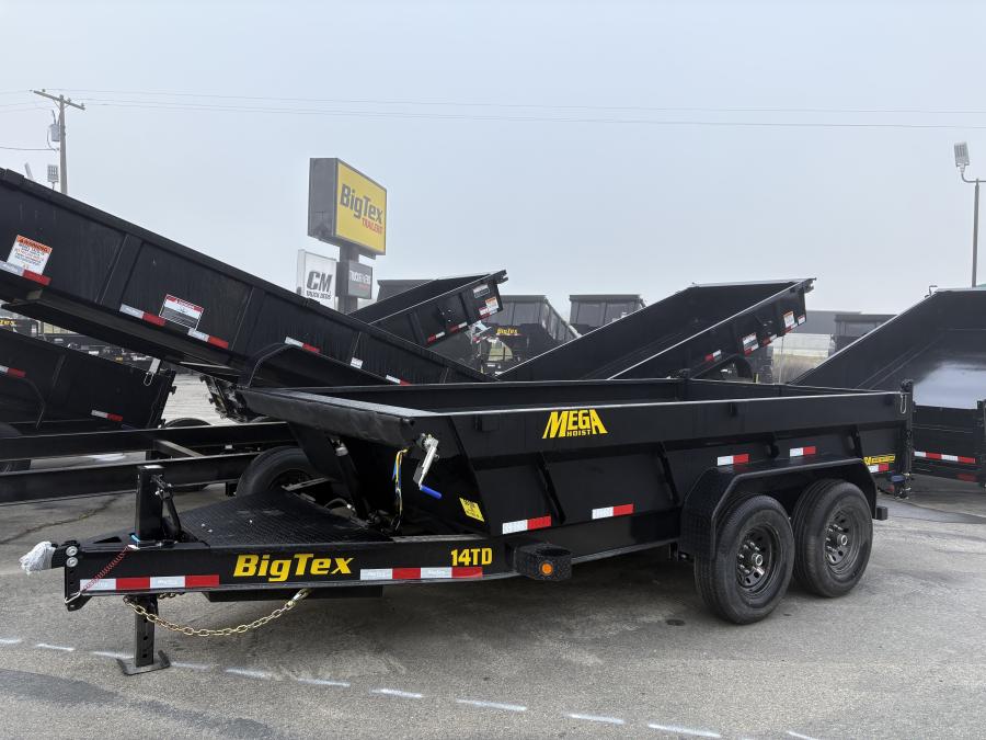 Big Tex 14TD 15.4K HD TELESCOPIC DUMP 83″x1 6SIR, BLACK image 0