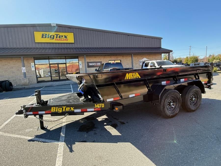 Big Tex 14TD 15.4K HD TELESCOPIC DUMP 83"x1 6SIR, BLACK Image 0