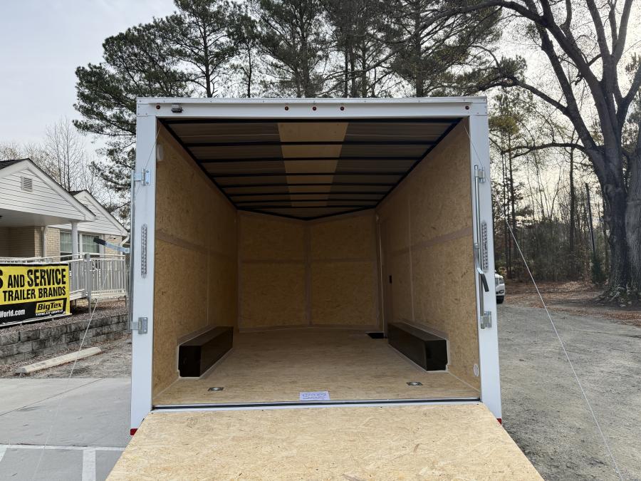 8.5'X16' V NOSE ENCLOSED STD RAMP DOOR 10K BY CARRY ON Image 2