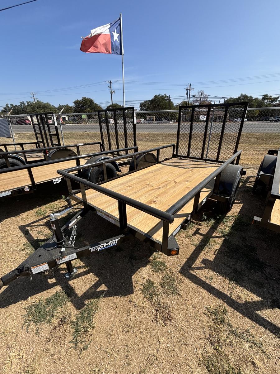 60×10 single axle utility trailer by Top Hat Image 0