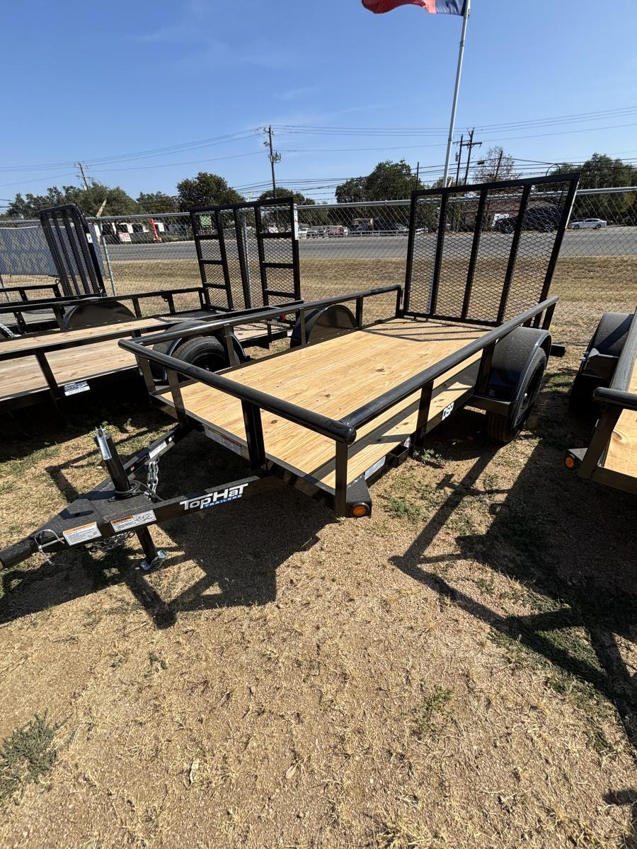 6×10 single axle utility trailer by Top Hat Image 0