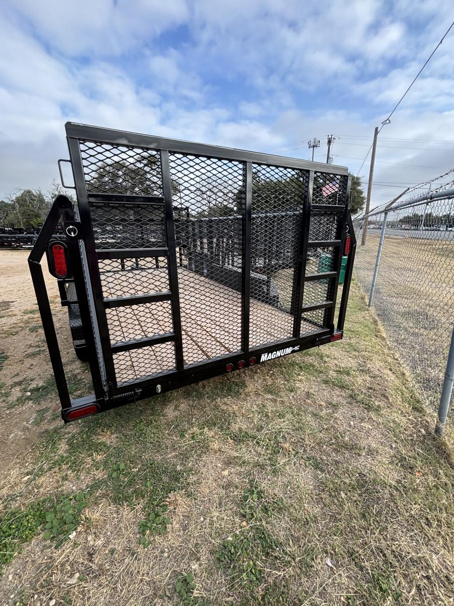 83×16 tandem axle landscape utility trailer by Rocking R Image 1