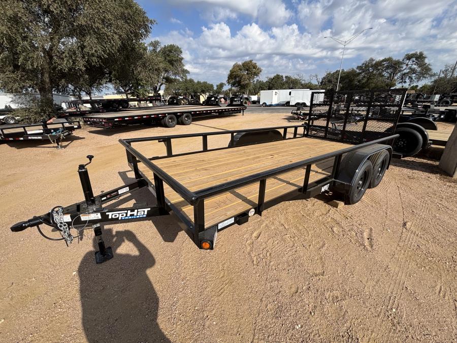 Top Hat 16x83 MP Black Utility Trailer Image 0