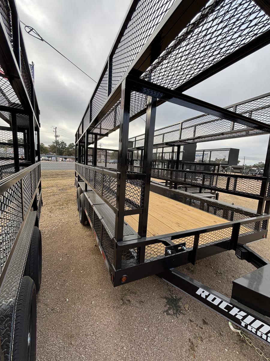 83x18 tandem axle irrigation utility trailer by Rocking R Image 2