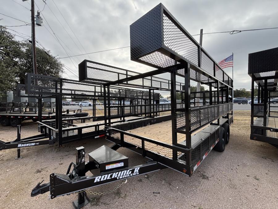 83x18 tandem axle irrigation utility trailer by Rocking R Image 1